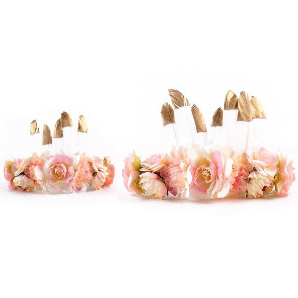 Feather Crown Mommy & Me Headband
