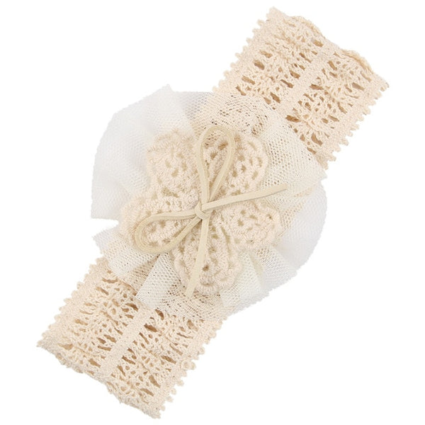 Flower Tie Baby Headband