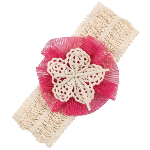 Flower Tie Baby Headband