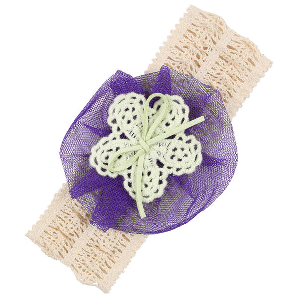 Flower Tie Baby Headband