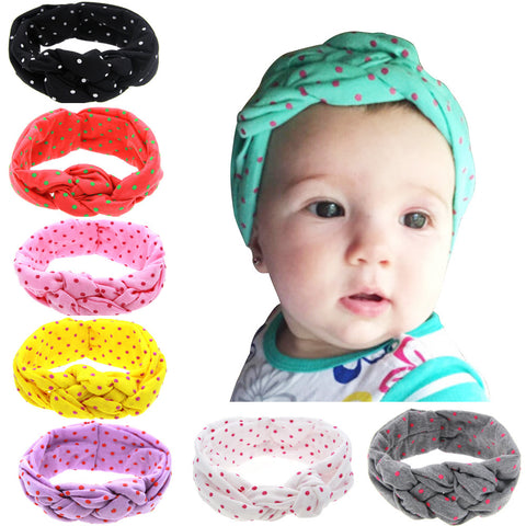 Dot cloth Baby Headband