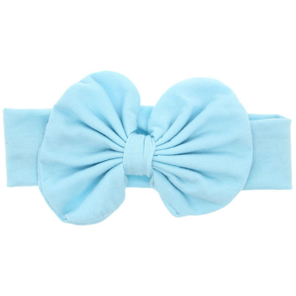 Cotton Blue Baby Headband