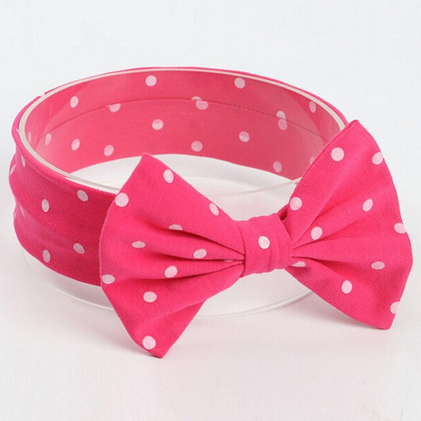 White Dot Baby Headband