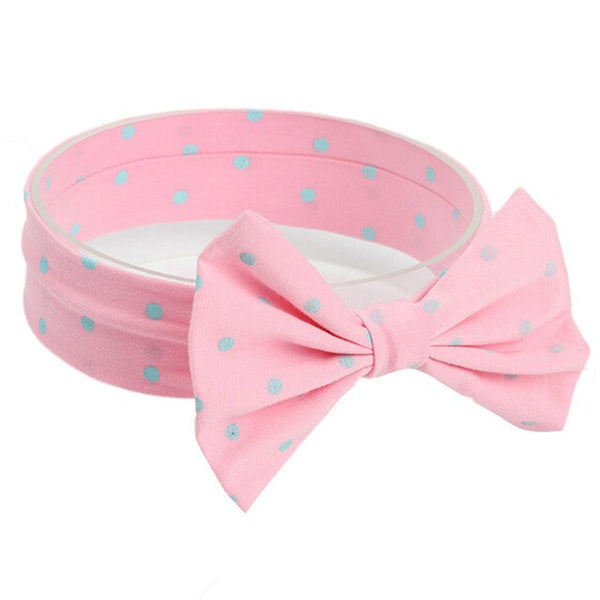 White Dot Baby Headband